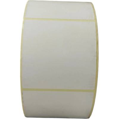 32 00637/1 - Termo Etiketa 80 mm x 80 mm, Thermo eco, Biela, Dutinka 76 mm, 1500 ks/kotúč, Odlepiteľné lepidlo, Priemer kotúča 165 mm