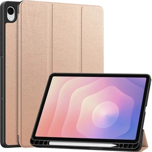 Gigapack Samsung Tab S11 5G GIGAPACK Tok стоящ, с кожен ефект, активен FLIP, държач за писалка, GOLDEN GP-177311 (GP-177311)