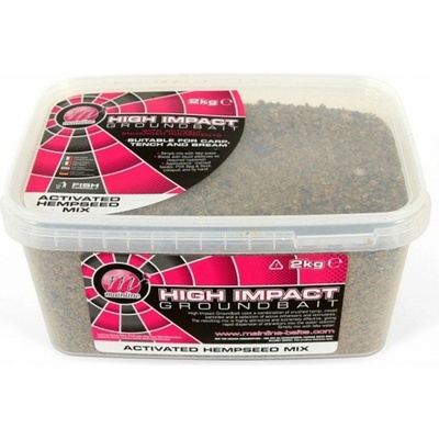 MAINLINE krmítková zmes High Impact Groundbait Active Hempseed mix 2kg