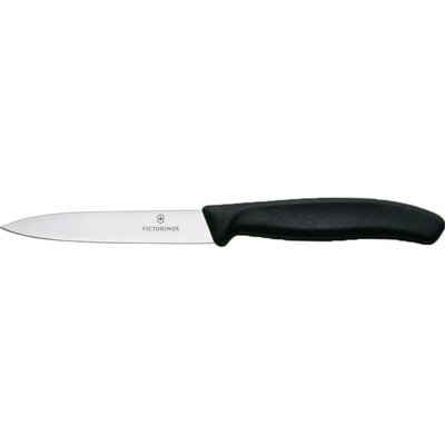 Victorinox Нож за белене Victorinox Swiss Classic, 10 см, гладко острие, черен (6.7703)