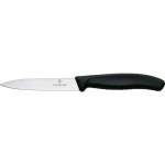 Victorinox Нож за белене Victorinox Swiss Classic, 10 см, гладко острие, черен (6.7703)