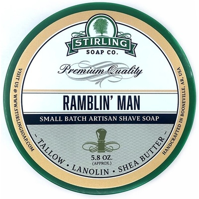 STIRLING Soap Company Mýdlo na holení STIRLING Shave soap Ramblin' man 170 ml