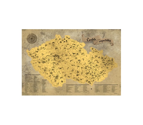 Stieracia mapa Česka