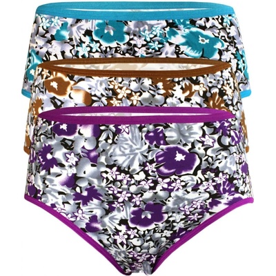 Rylie Bamboo vyššie nohavičky s potlačou 3 ks