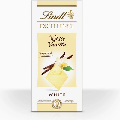Lindt Excellence White Vanilla, 100 g