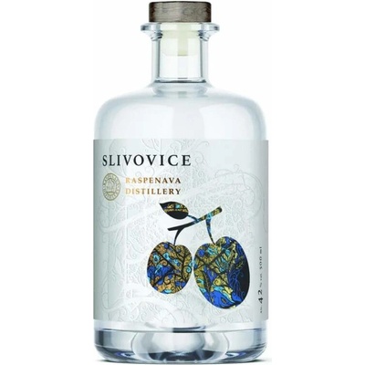 Raspenava Slivovice 42% 0,5 l (holá láhev)