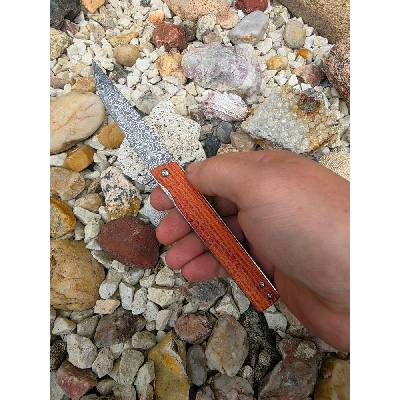 Zavírací ELEG Wood – damašek VG10 EDC