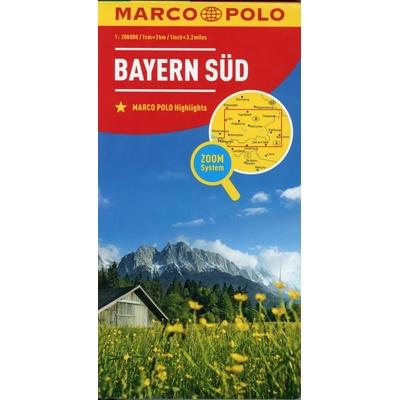 Karte Deutschland Blatt 13 Bayern Süd 1:200 000