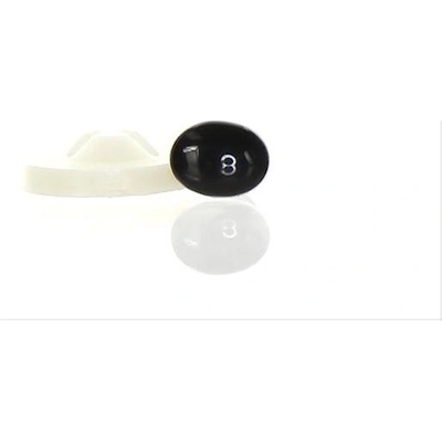 Nos černý oválný 7x5 mm