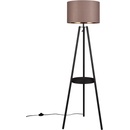 Reality Черна подова лампа с рафт (височина 152 cm) Colette - Reality (R41561032)