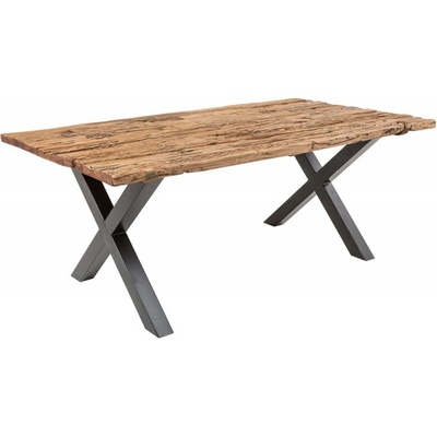 Ainoutl Jídelní stůl BARRACUDA X 180 cm masiv teak JS39698