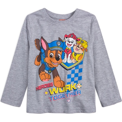 Chlapecké tričko PAW PATROL TOGETHER šedá