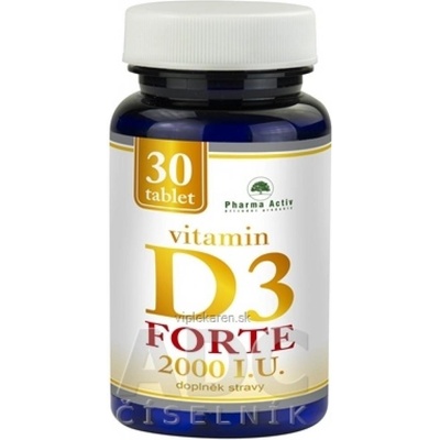 Pharma Activ Vitamín D3 Forte 2000 IU 30 tabliet
