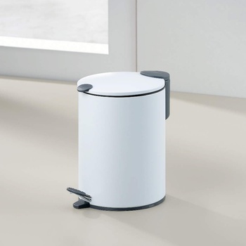 Kela 3 л бял кош за отпадъци с педал KELA от серия Mats