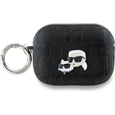 Karl Lagerfeld Кейс Karl Lagerfeld Monogram Karl & Choupette Head за AirPods Pro 2, черен (3666339283582)