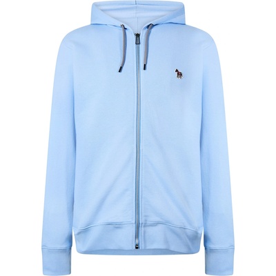 Paul Smith Суичър PS PAUL SMITH Men's Full-Zip Zebra Logo Hoodie - Blue 41E