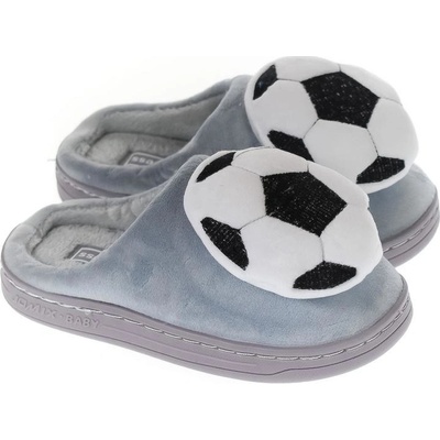 Detské topánky sivé papuče BALL