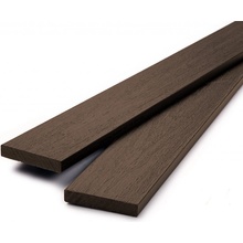 Dřevoplus profi plotovka 80x15x na míru mm, půlkulatá barva:: walnut