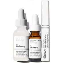 The Ordinary - The Power of Peptides Set - Sada s obsahem peptidů - Multi-Peptide + HA Serum - 30 ml + Multi-Peptide Eye Serum - 15 ml + Multi-Peptide Lash & Brow Serum - 5 ml