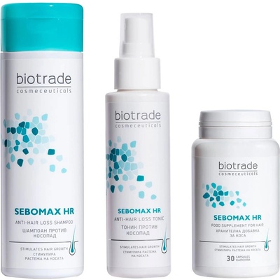 Biotrade Sebomax HR Рутина против косопад, 3 части
