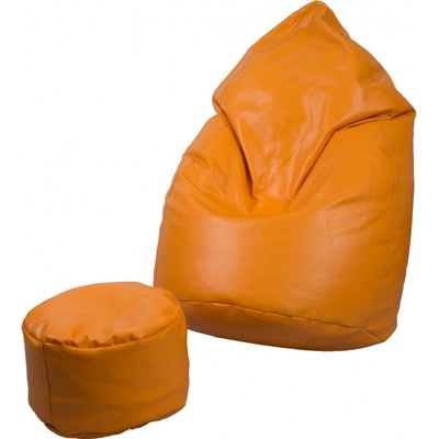 Fitmania Hruška XXXL + podnožník 4 ORANŽOVÁ