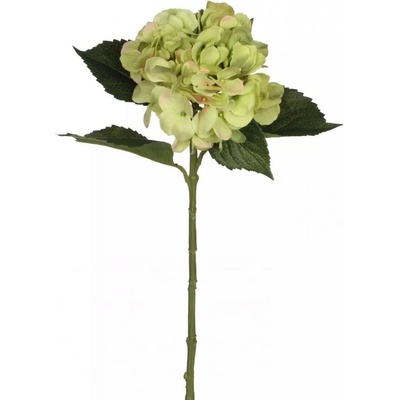 Umělá květina hortenzie zelená 51 cm