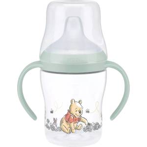 Nuk Бебешко шише NUK Perfect Match - С накрайник за сок, TC, РР, 150 ml, Disney, Мечо пух (10215391) - ozone
