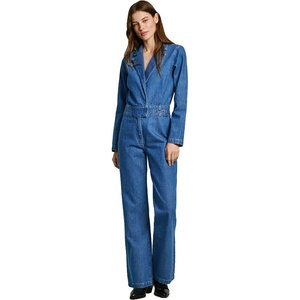 PEPE JEANS Гащеризон Pepe jeans Joanna long sleeve jumpsuit - Blue (Denim)