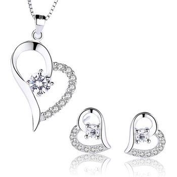 Silenti Jewelry Сребърен комплект "Красива Обич