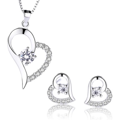 Silenti Jewelry Сребърен комплект "Красива Обич