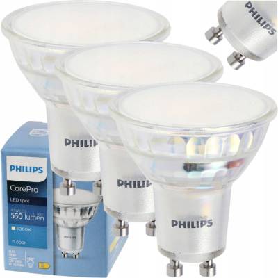 Philips LED žiarovka GU10 5W 50W 550lm 4000K Neutrálna 120°