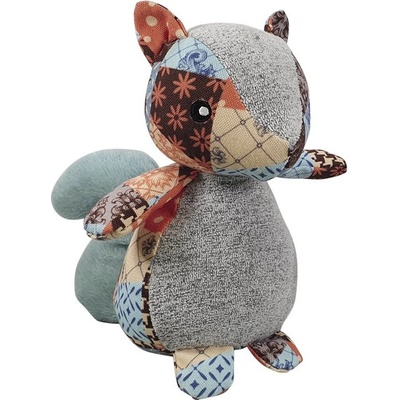 Nobby Hračka pre psa Veverička Patchwork 20 cm