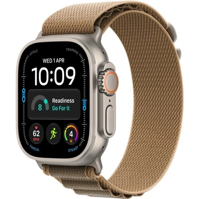 Apple Watch Ultra 4 49mm přírodní titan s pouštním alpským tahem M MJAF4QC/A