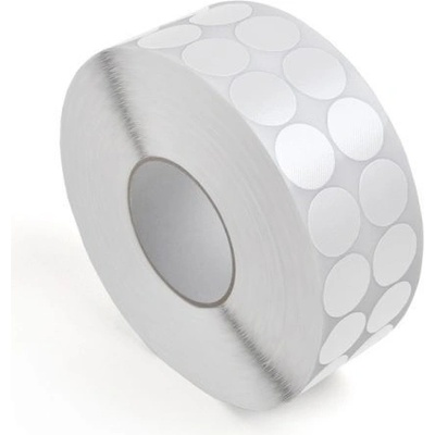 Hladké textilní body Standard WT-5561 – textil potažený PE, bílá, pr. 30 mm, 4000 bodů