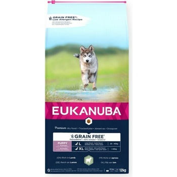 Eukanuba Grain Free L Puppy Jahňacie mäso 12 kg