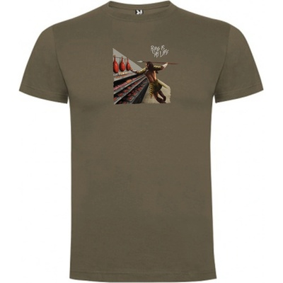 TLAMA games T-shirt RPG is my life Ořechová hnědá