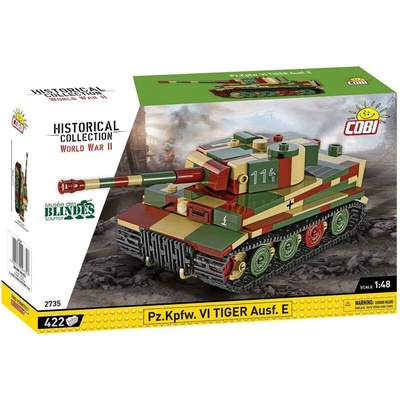 COBI 2735 World War II Německý tank PzKpfw VI TIGER Ausf. E 1:48