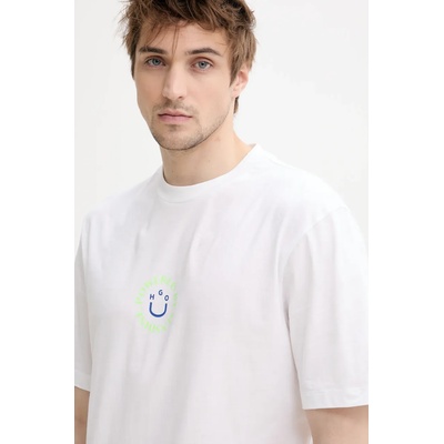 HUGO Blue Памучна тениска Hugo Blue (50536127)