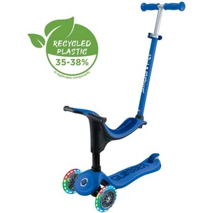 Globber Тротинетка със седалка 4 в 1 globber go up sporty light - тъмно синя - dzone Тротинетка, скутер