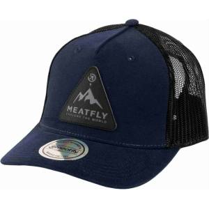 Meatfly шапка с козирка Hawkye Trucker Navy Blue Peak | Синя | Meatfly | Sin | МЪЖЕ | ЕДИН РАЗМЕР