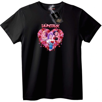 NOONEBRAND Тениска Huntrix Сърце - 2XL, Black
