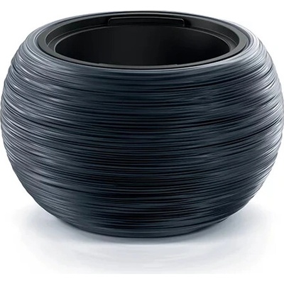PROSPERPLAST Kvetináč s vkladem FURU BOWL 37,8 cm antracit