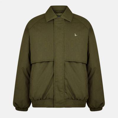 Jack Wills Яке Jack Wills Men's Long Sleeve Full Zip Harrington Jacket - Khaki