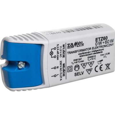 TRANSFORMÁTOR Elektronický, 230/11,5V, 0-60W ETZ-60