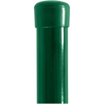 Stĺpik plotový poplastovaný 1,55x48mmx2000 mm Zn+PVC RAL6005+čiapočka