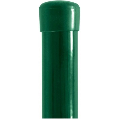 Stĺpik plotový poplastovaný 1,55x48mmx2000 mm Zn+PVC RAL6005+čiapočka