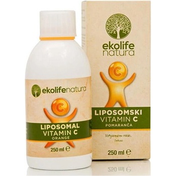 Liposomal Vitamin C 500 mg 250 ml Pomeranč Ekolife Natura