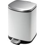 EKO 6 л. бял кош за отпадъци с педал ЕКО от серия della (eko936606white)