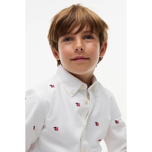 Tommy Hilfiger риза тип Оксфорд за деца от памук с еластан (KB0KB10664.9BY2)