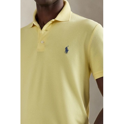 Ralph Lauren тениска с яка мъжка от памук с еластан (710941439)